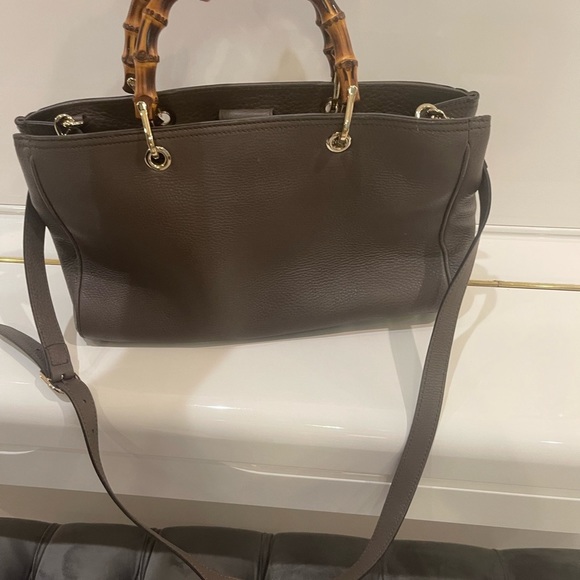 Gucci brown tote with bamboo handles!! Never used! NWOT - Picture 10 of 14